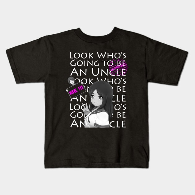 Look Who Is Going To Be An Uncle Kids T-Shirt by Horisondesignz